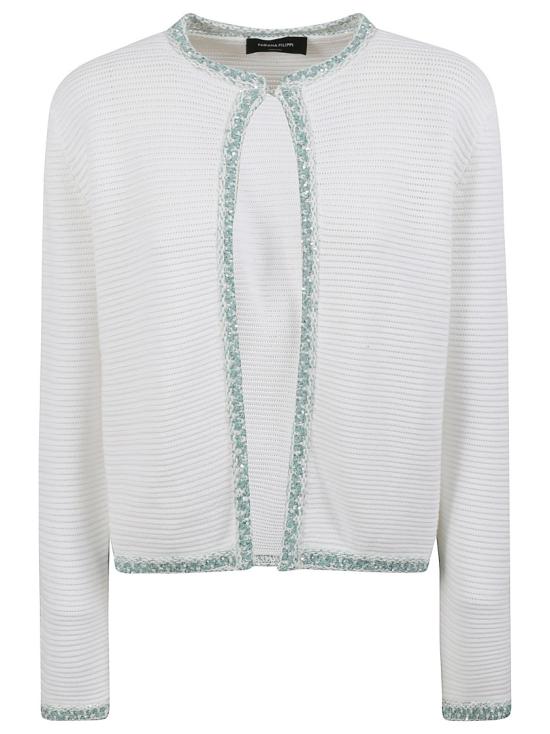 25SS 파비아나 필리피 가디건 MAD275F669L381VR2 White