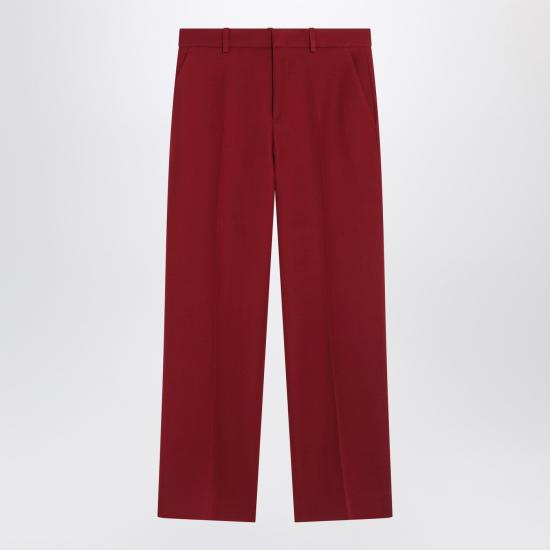 25FW 구찌 스트레이트 팬츠 836802Z7AIY Burgundy
