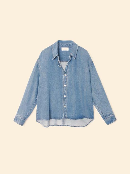 시레나 데님 셔츠 지아 보야지 셔츠