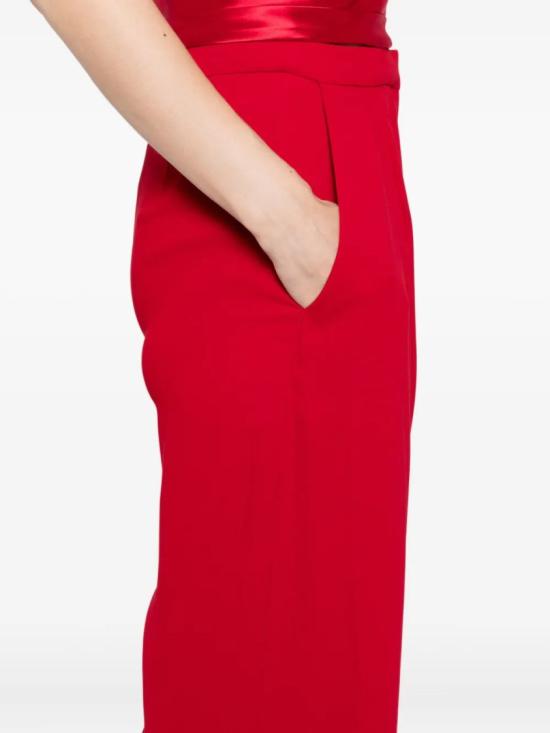  사이드 코베이시 스트레이트 팬츠 하이웨이스트 스트레이트 컷 테일러드 - SAIID KOBEISY