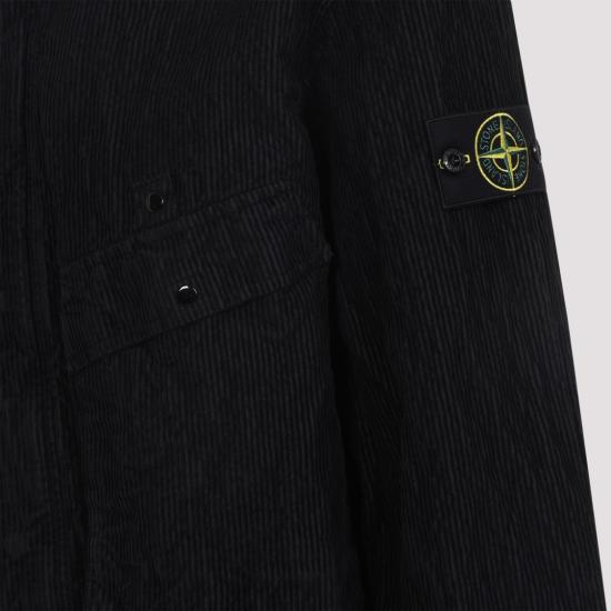 25FW 스톤 아일랜드 긴팔 셔츠 K2S151200020 S0229 Black - STONE ISLAND
