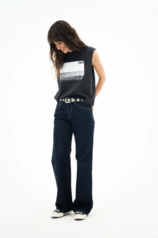  ASKK 뉴욕 반팔 티셔츠 Askk Ny Heidi 머슬 티셔츠 - ASKK NY