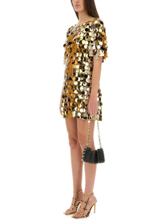 25SS 파코라반 미디 원피스 25PIRO061PS0133 V190 Gold - PACO RABANNE