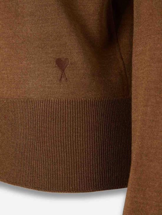 25FW 아미 스웨터 FKS835KN0066216 HAZELNUT DOM - AMI