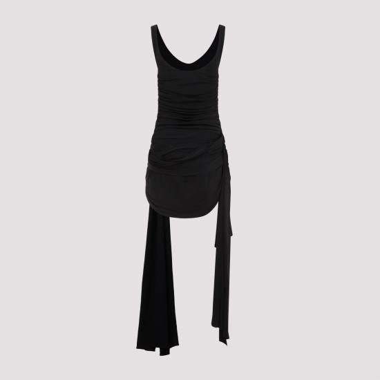  뮈글러 미디 원피스 24S1RO15866009 1999 BLACK - MUGLER