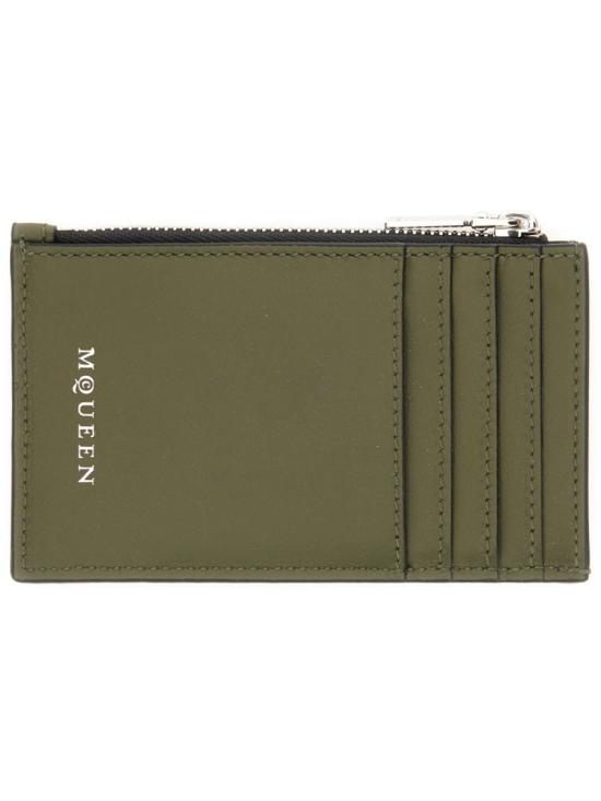 25FW 알렉산더 맥퀸 남성지갑 836146 1AAVB2875 Green - ALEXANDER MCQUEEN
