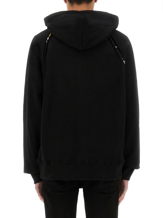  베르사체 후드 티셔츠 78GAI314 F0010899 Black - VERSACE