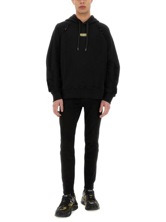  베르사체 후드 티셔츠 78GAI314 F0010899 Black - VERSACE