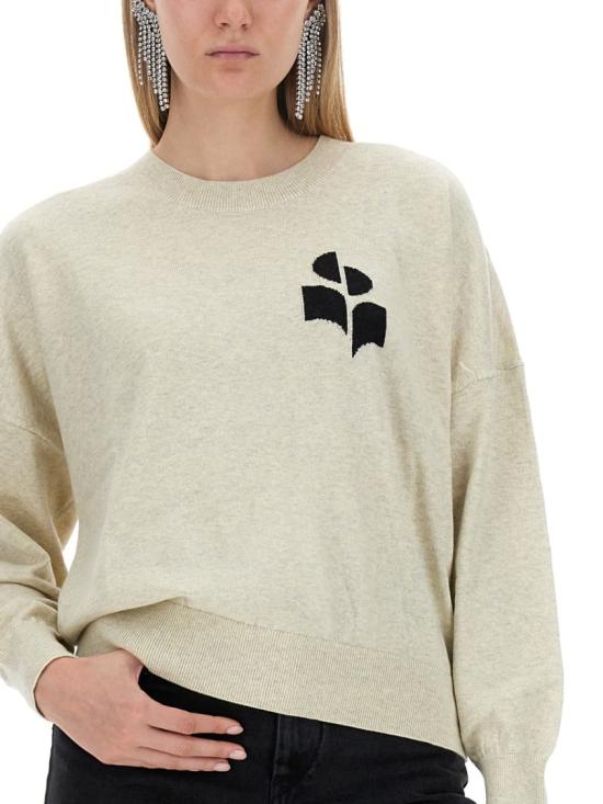 25FW 이자벨마랑에뚜왈 마리산스 코튼 스웨터 PU0053FA A1X05E02LY Grey - ISABEL MARANT ETOILE