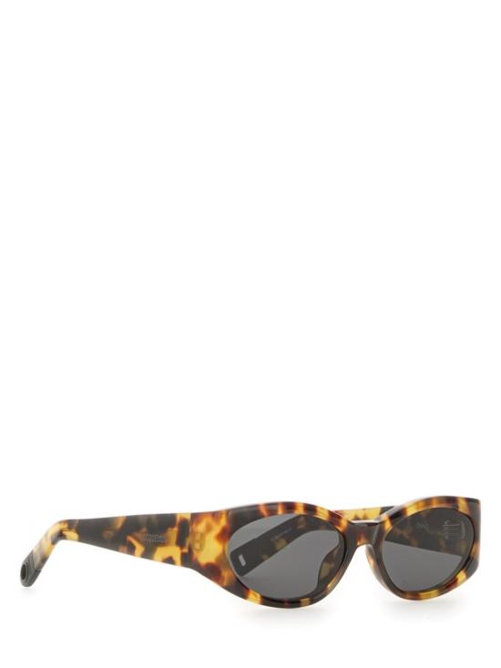  린다페로우 X 자크뮈스 선글라스 JAC4C9SUN MATTBLACK GREY Brown - LINDA FARROW X JACQUEMUS