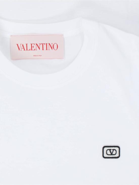 25SS 발렌티노 가라바니 반팔 티셔츠 6V3MG10VAQ8A03 White - VALENTINO GARAVANI