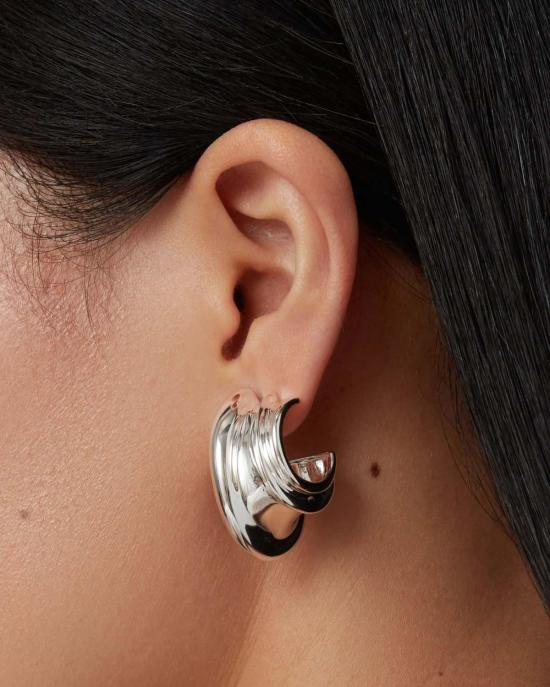  제니 버드 이어링 레오나 후프 귀걸이 - JENNY BIRD