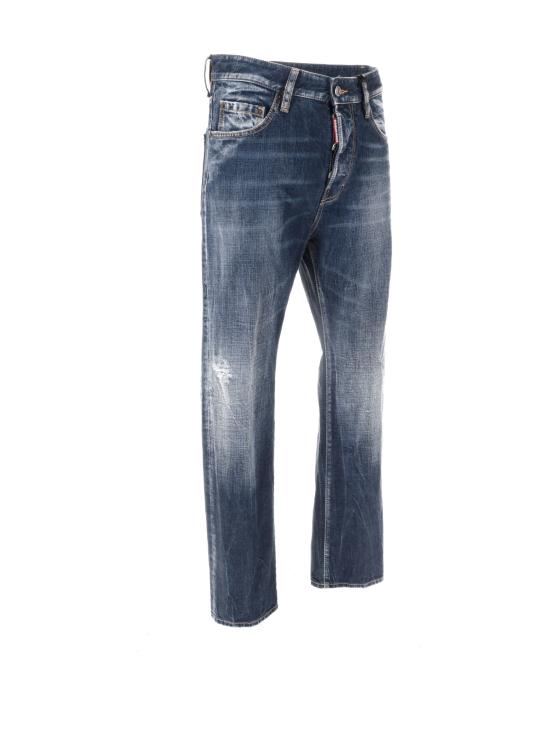 26FW 디스퀘어드2 스트레이트 팬츠 S71LB1707D30011 470 NAVY BLUE - DSQUARED2