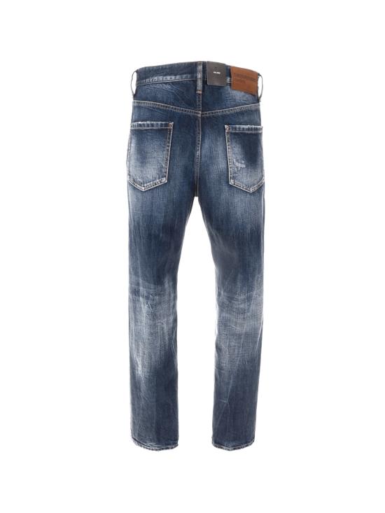 26FW 디스퀘어드2 스트레이트 팬츠 S71LB1707D30011 470 NAVY BLUE - DSQUARED2