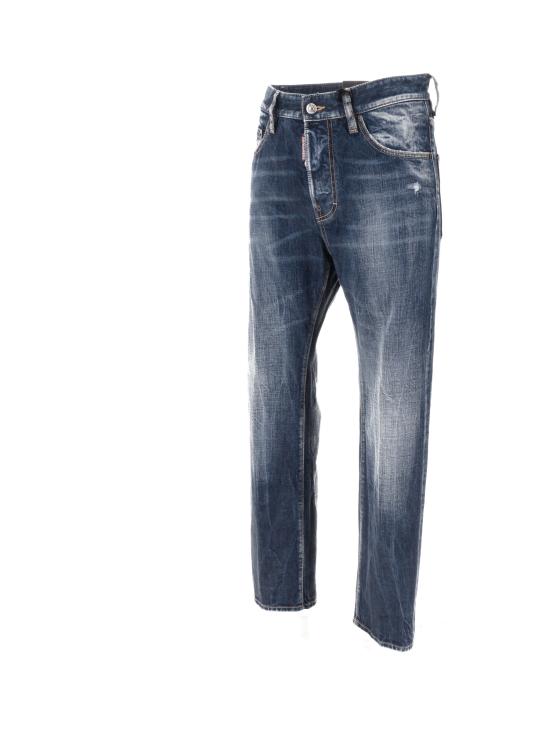 26FW 디스퀘어드2 스트레이트 팬츠 S71LB1707D30011 470 NAVY BLUE - DSQUARED2