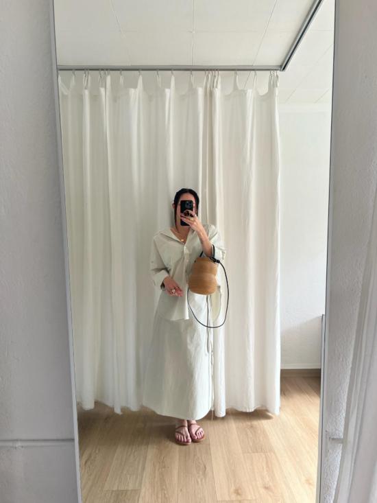  알리 골든 미디 스커트 랩 - ALI GOLDEN