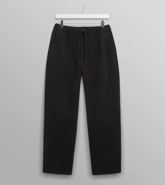  왁스 런던 스트레이트 팬츠 커트 트라우저 블랙 - WAX LONDON