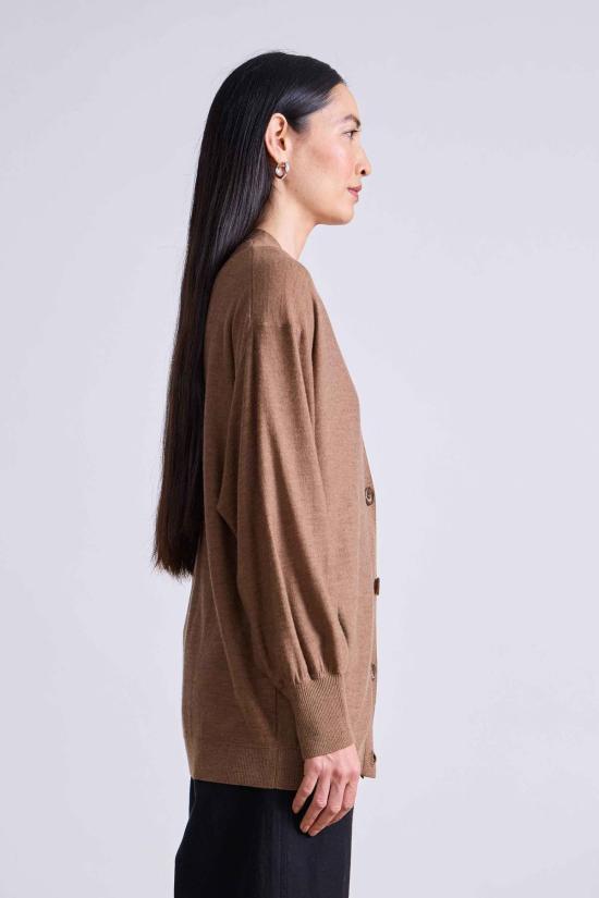  어피스 어파트 가디건 어피스 아파트 드리피 티슈 카디건 - APIECE APART