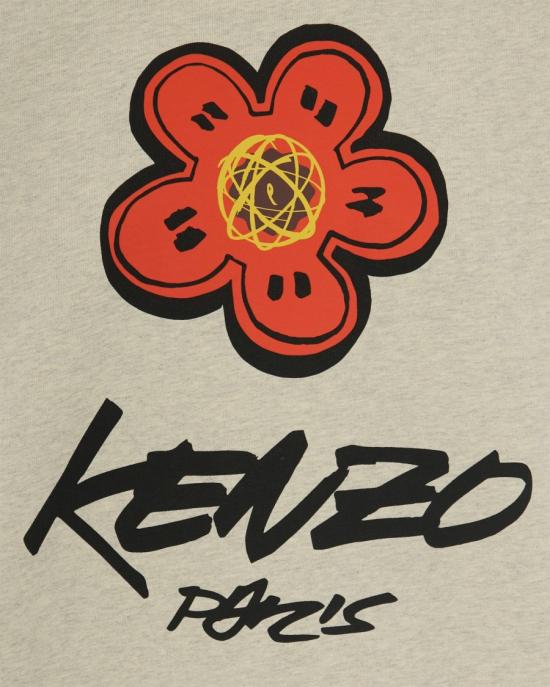 25FW 겐조 긴팔 티셔츠 9021882 Neutrals - KENZO