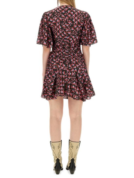  이자벨마랑 미디 원피스 RO0496FA B2J17IBKMU Brown - ISABEL MARANT