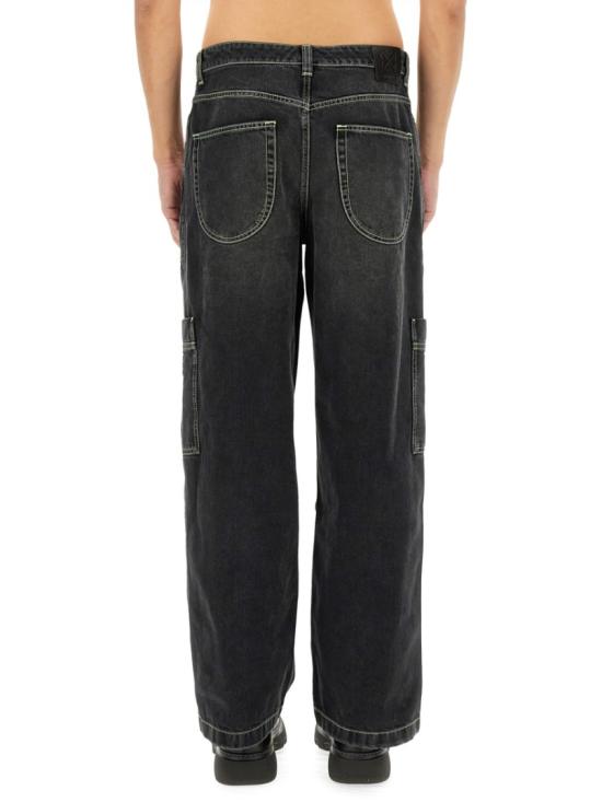  오프화이트 데님 팬츠 OMYA18Q S25DEN0021350 Black - OFF WHITE