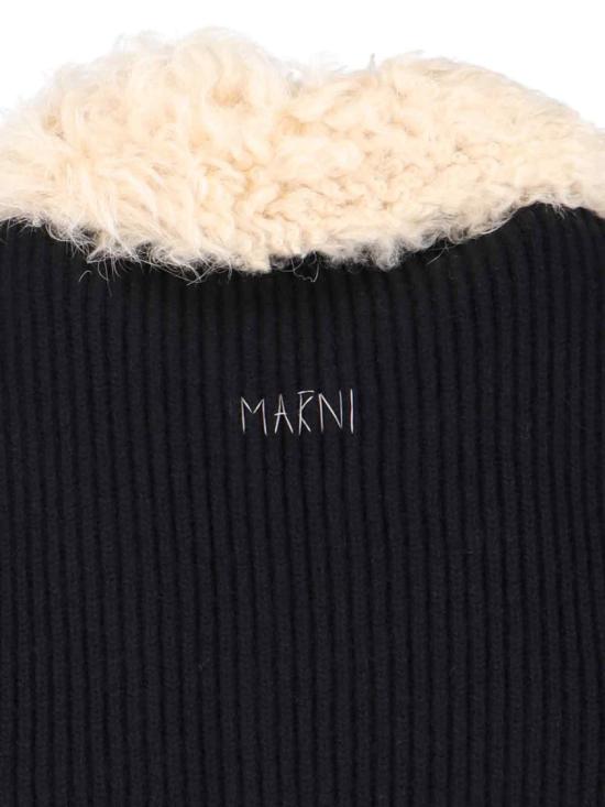 25FW 마르니 스웨터 GIMD0025NQ UFWH2700N99 Black - MARNI
