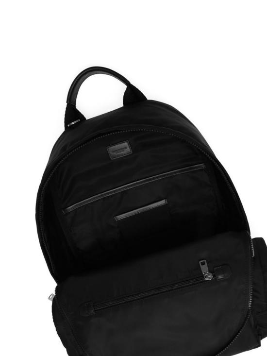 25FW 돌체앤가바나 러버라이즈드 로고 나일론 백팩 BM2197AG1828B956 Black - DOLCE & GABBANA