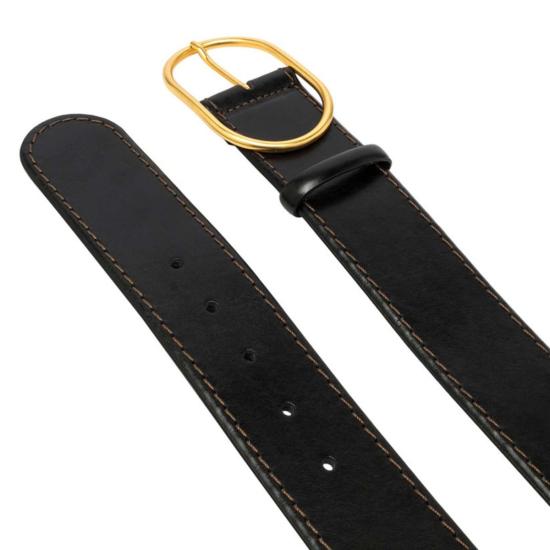  지아니 끼아리니 레귤러 벨트 Gianni Chiarini 가죽  블랙 - GIANNI CHIARINI