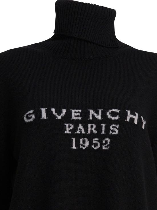 25FW 지방시 터틀넥 BW90VE4ZSN 001 BLACK - GIVENCHY