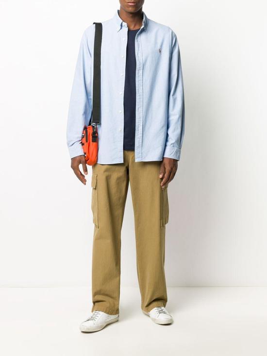 26SS 폴로 랄프로렌 컬러 포니 자수 커스텀 핏 버튼 다운 셔츠  710792041002 BLUE - POLO RALPH LAUREN