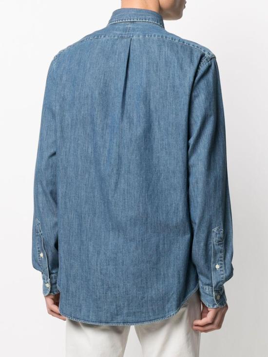 26SS 폴로 랄프로렌  포니로고 자수 데님 셔츠  7107920430001 DENIM LIGHT BLUE - POLO RALPH LAUREN