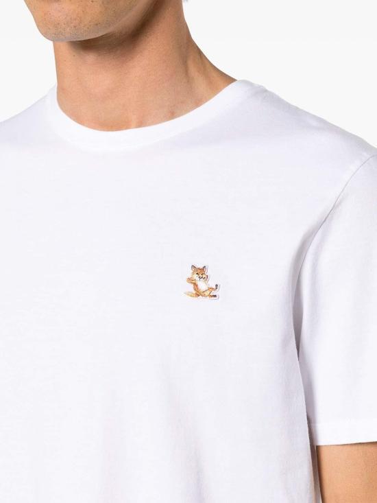 26SS 메종키츠네 반팔 티셔츠 LM00110KJ0008P100 White - MAISON KITSUNE