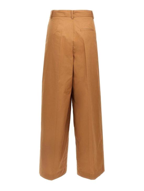 26SS 누드 스트레이트 팬츠 1103E25233146 Brown - NUDE