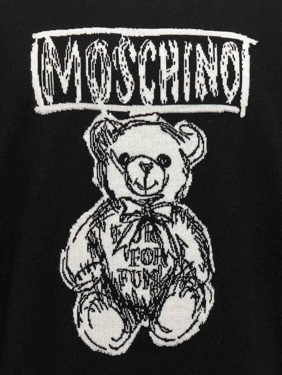 25FW 모스키노 스웨터 092670000555 Black - MOSCHINO