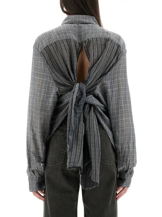 25SS 아워레가시 블라우스/셔츠 W2252AP PICNICCHECKCOTTONSILK GREY - OUR LEGACY