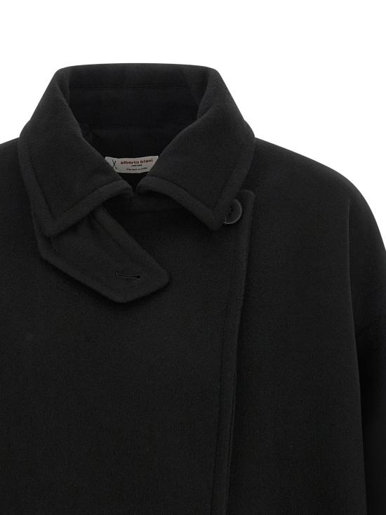 25FW 알베르토비아니 트렌치 코트 PP891W003990 Black - ALBERTO BIANI