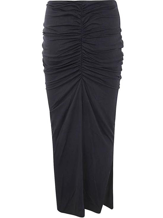  엔타이어 스튜디오 미디 스커트 ES2537SOSOOT Black - ENTIRE STUDIOS