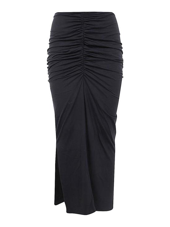  엔타이어 스튜디오 미디 스커트 ES2537SOSOOT Black - ENTIRE STUDIOS