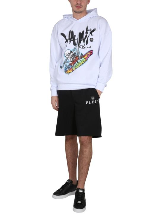  필립 플레인 후드 티셔츠 SACCMJB2907 PJO002N01 White - PHILIPP PLEIN
