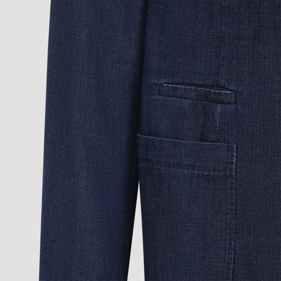 25FW 브루넬로 쿠치넬리 데님 자켓 ME6457BUD C1468 DENIM SCURO - BRUNELLO CUCINELLI