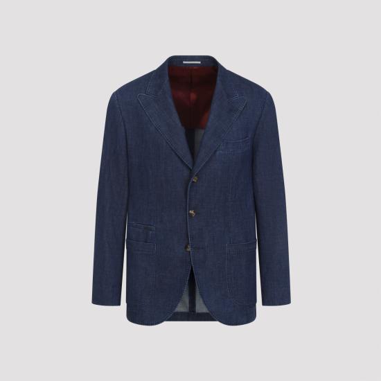 25FW 브루넬로 쿠치넬리 데님 자켓 ME6457BUD C1468 DENIM SCURO