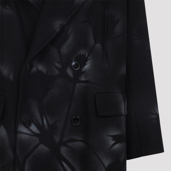 25FW 드리스 반 노튼 코트 2520202622216 900 BLACK - DRIES VAN NOTEN