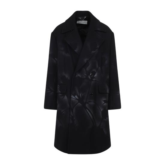 25FW 드리스 반 노튼 코트 2520202622216 900 BLACK - DRIES VAN NOTEN