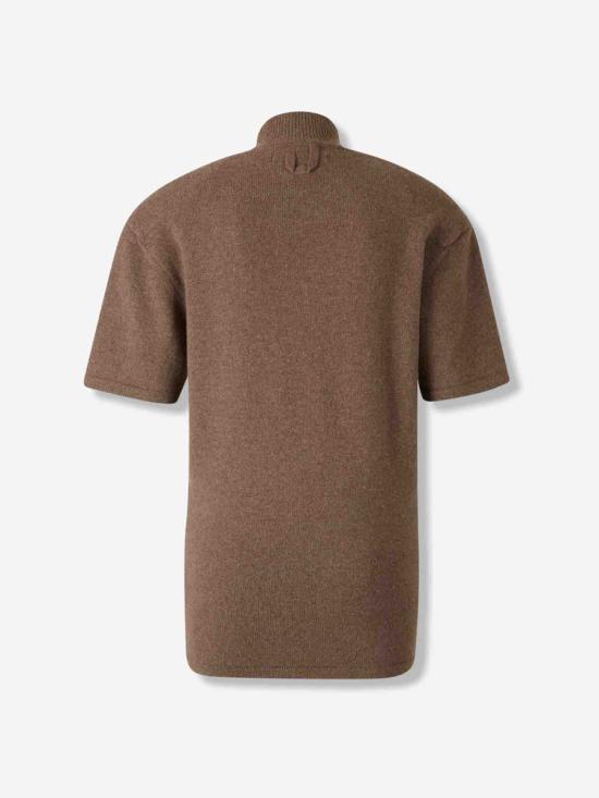 25FW 자크뮈스 반팔 티셔츠 25HSWW00629AK00282 850BROWN - JACQUEMUS