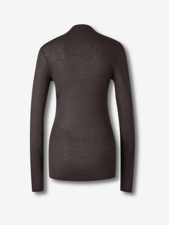 25FW 르메르 긴팔 티셔츠 TO1469 LJ1039 BK996COAL ANTRACITE GREY - LEMAIRE