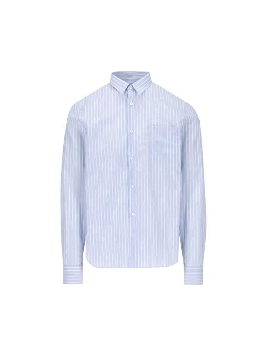 25FW 프라다 긴팔 셔츠 UCN62717LQF0D9K AI25 CELESTE BIAN CO