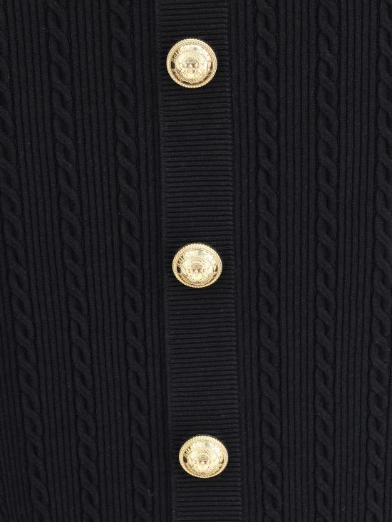 25FW 발망 롱 스커트 FF1LD066KI50 0PA GOLD - BALMAIN