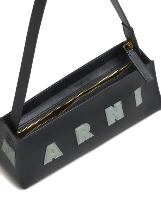 25FW 마르니 숄더백 SBMP0248U0P6483ZO723 BLACK STEPPE - MARNI