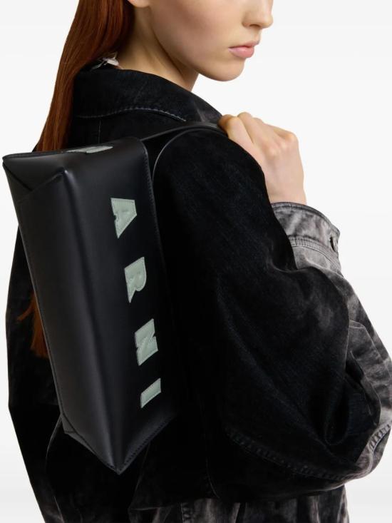 25FW 마르니 숄더백 SBMP0248U0P6483ZO723 BLACK STEPPE - MARNI