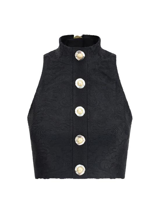 25FW 발망 반팔 티셔츠 FF1AB495JK65 0PA BLACK